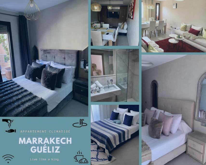 Appartement Neuf Climatise, Centre Marrakech. Marraquexe Exterior foto